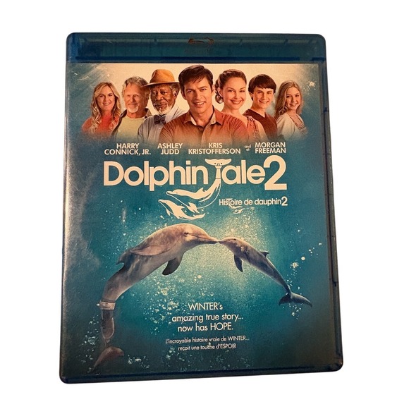Warner Bros. Other - Dolphin Tale 2 Blu-ray DVD Combo Harry Connick Jr Ashley Judd Morgan Freeman